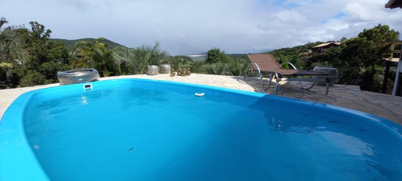 Villa Santorini Praia Do Rosa Com Piscina E Jacuzzi Bagian luar foto
