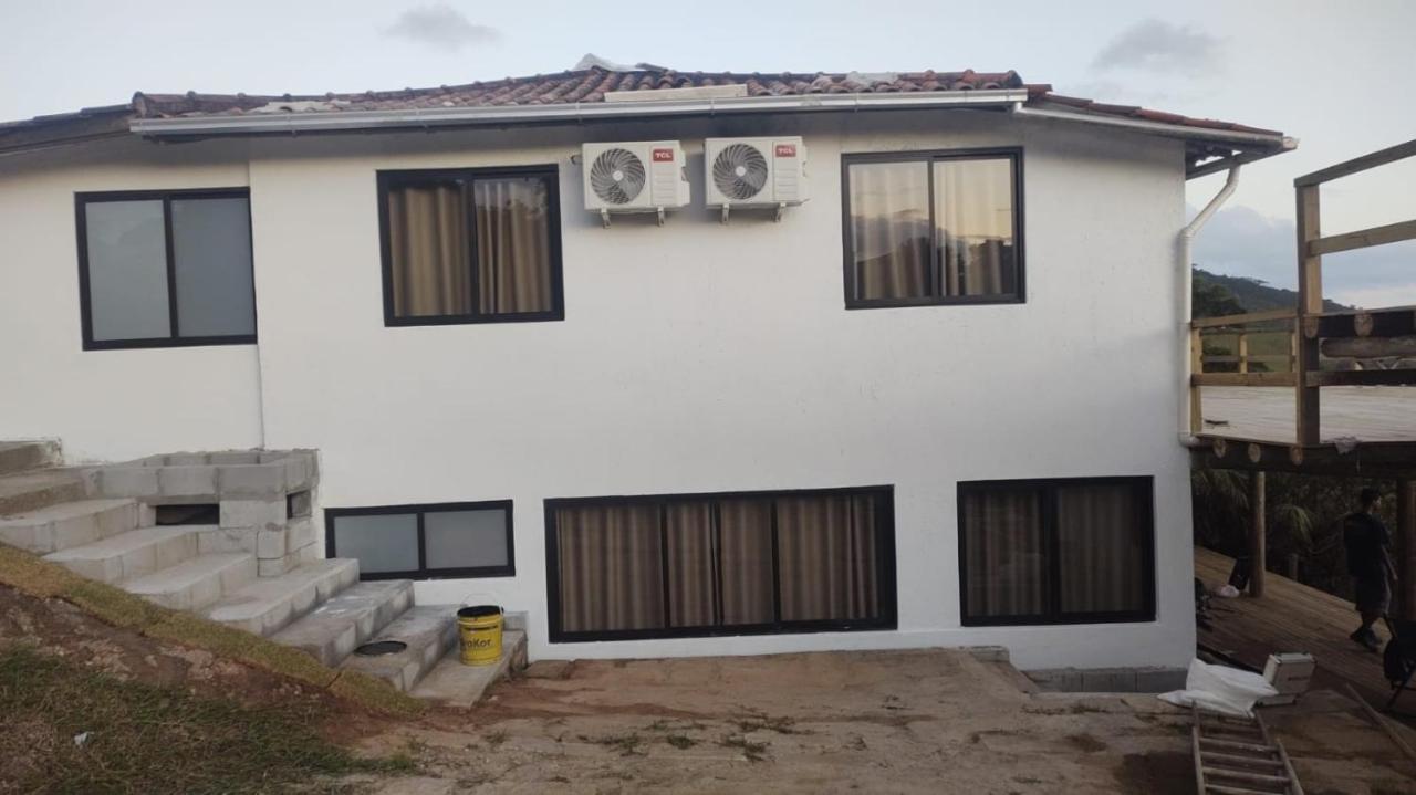 Villa Santorini Praia Do Rosa Com Piscina E Jacuzzi Bagian luar foto