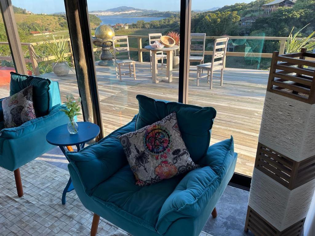 Villa Santorini Praia Do Rosa Com Piscina E Jacuzzi Bagian luar foto