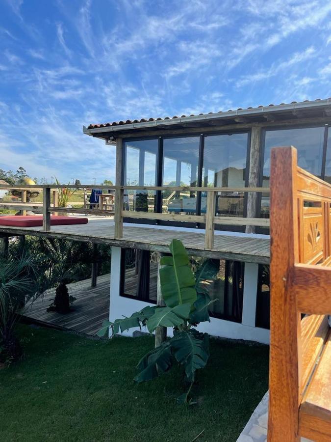 Villa Santorini Praia Do Rosa Com Piscina E Jacuzzi Bagian luar foto